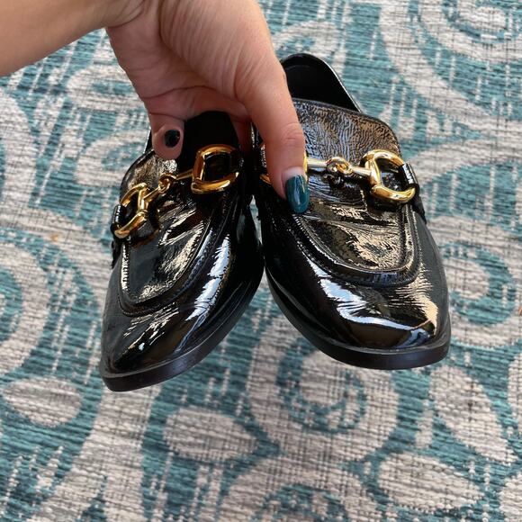 Jeffrey Campbell Addie Bit Black Patent Leather - Size 5 - Picture 3 of 6